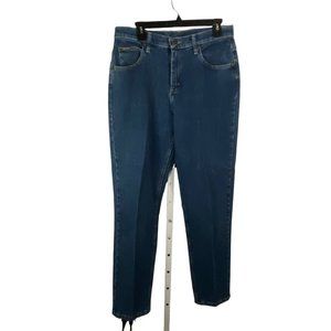 Riders Jeans Womens 10 Classic Straight leg Jeans dark Blue wash‎ denim y2k